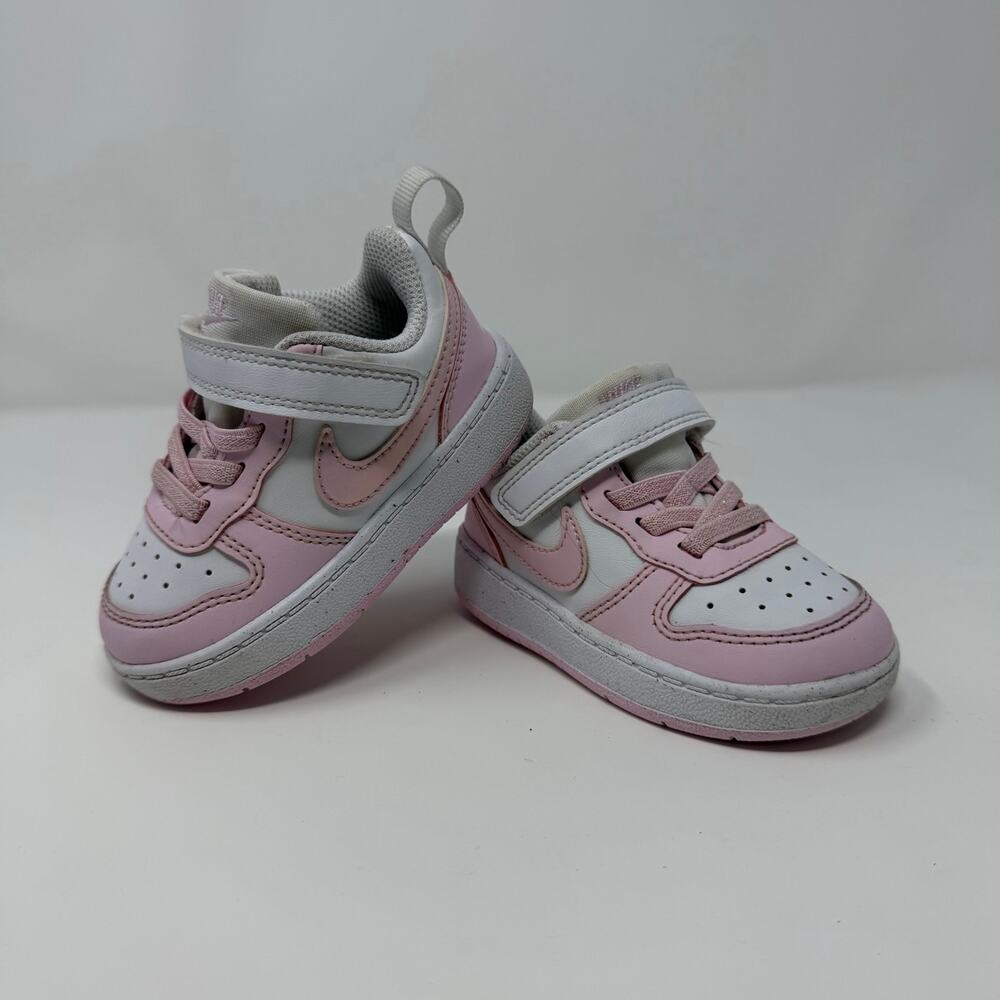 Nike Court Borough Low Recraft Toddler Pink White 5C